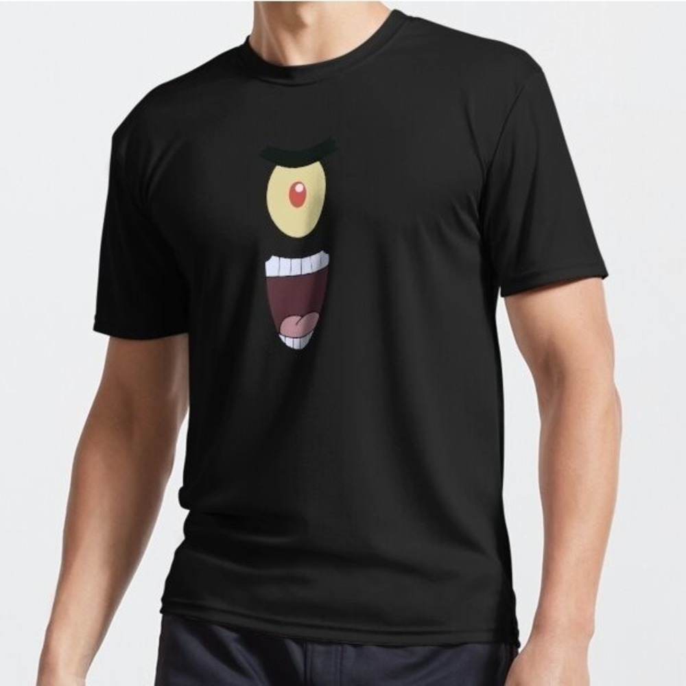 Plankton Evil Cartoon Meme Graphic Unisex T-Shirt